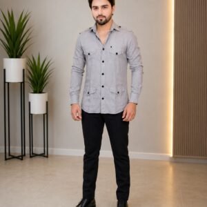 Grey- pure Lilan Hunting ( shirt )